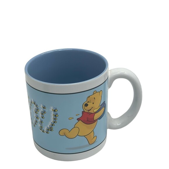 DISNEY WINNIE THE POOH "I LOVE YOU" COFFEE MUG 16 OZ - Picture 1 of 12